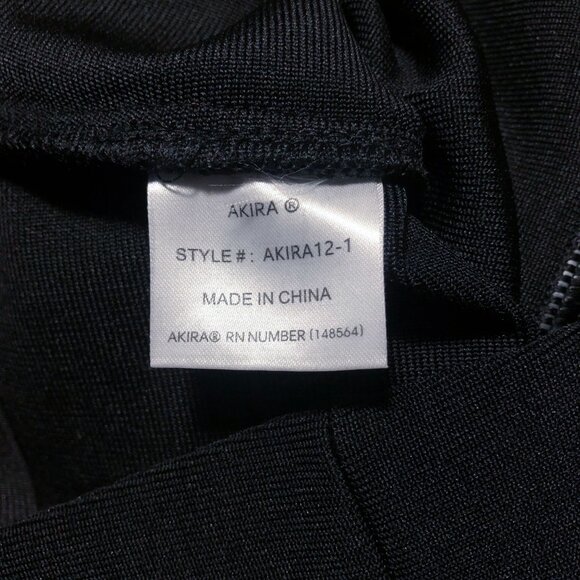 NWOT Akira Rhinestone Fringe Trim Shorts Haigh Waist Black Size XL - Picture 13 of 16